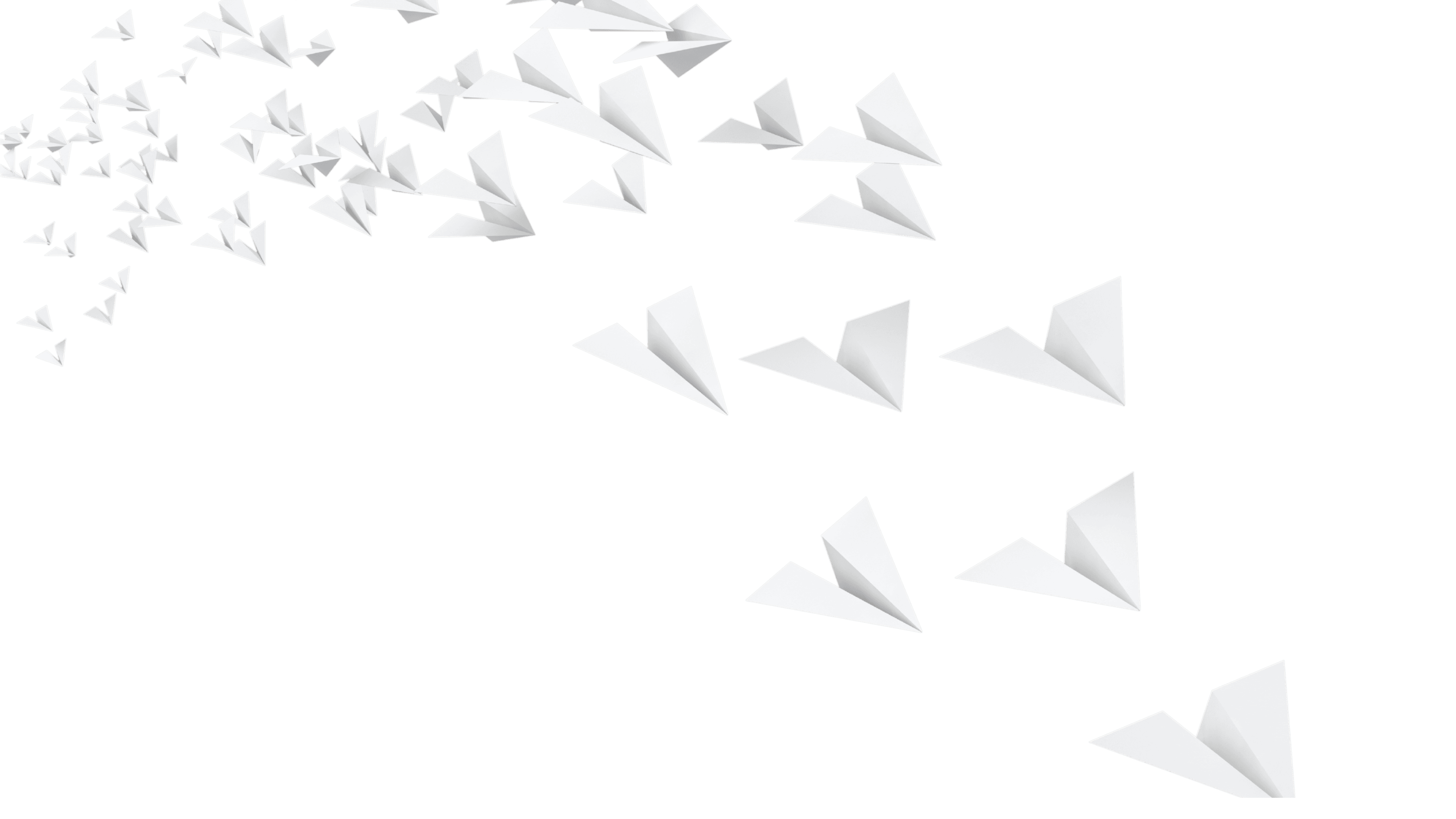 Illustration of paper planes suggesting cross-border money movement.